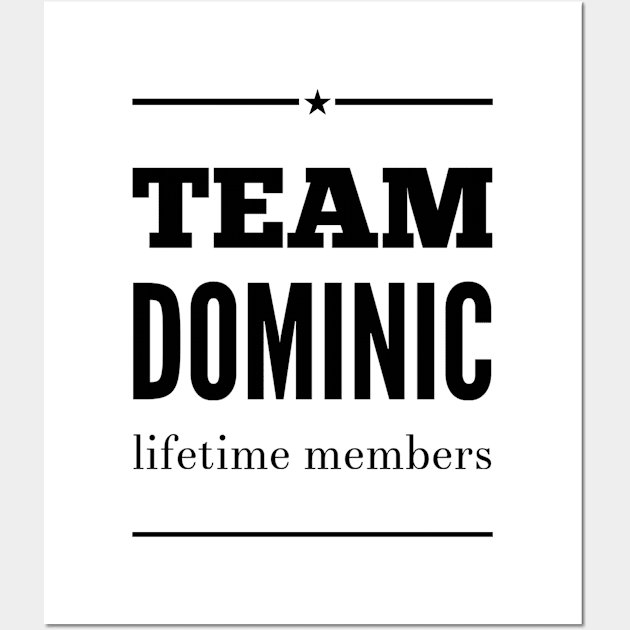 Dominic - Birthday Gift Wall Art by Meme My Shirt Shop